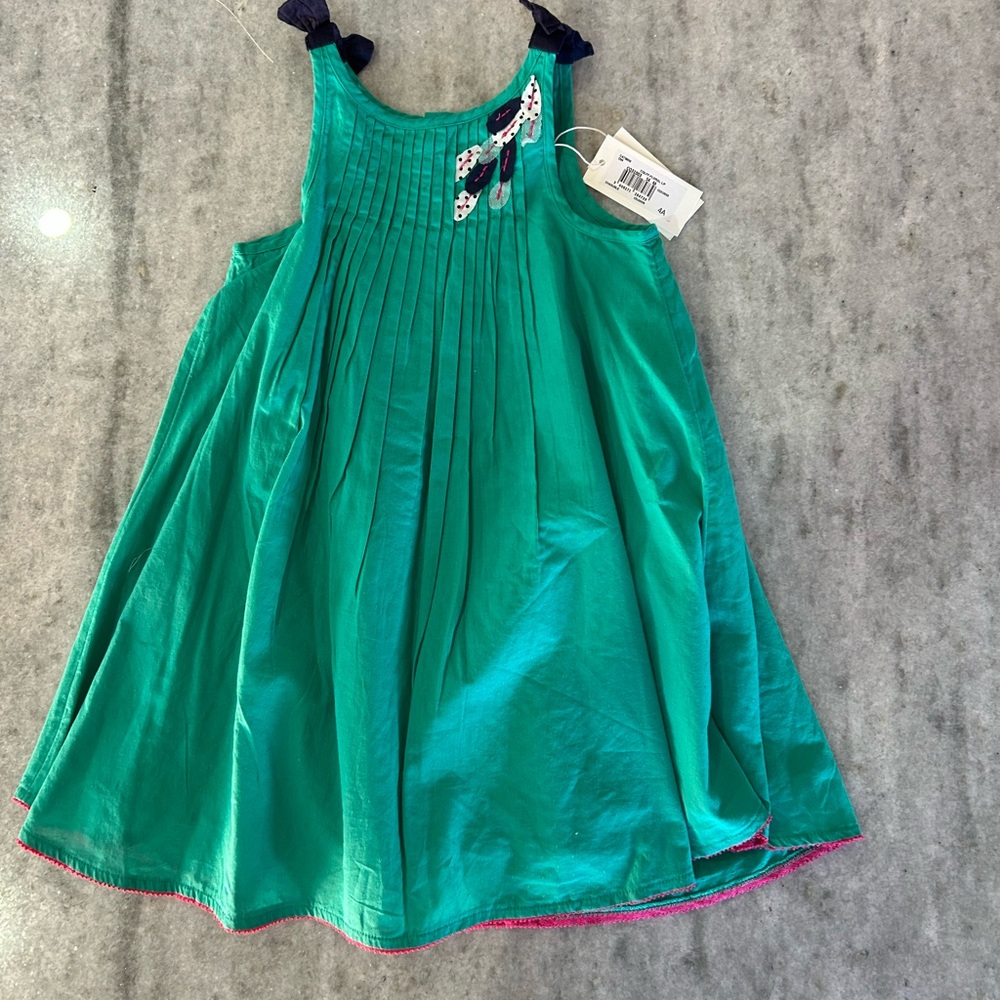 Catimini Celadon Sleeveless Dress Size4